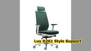 Lux D261 Ergonomische Bureaustoel Fashion Groen