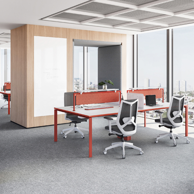 kopen MC3.0 Slank ontwerp 4 zitplaatsen kantoor werkstation met privacy panelen en pegboard online manufacture