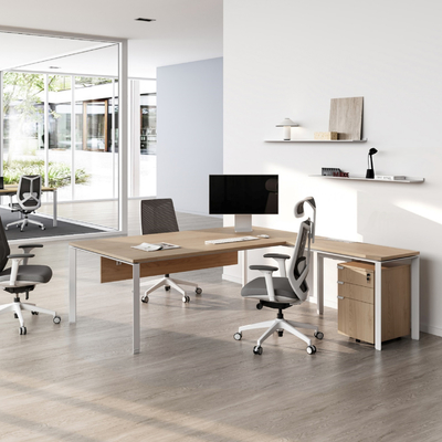 kopen MC3.0 Ergonomisch bureau in maat Bureau Manager Bureau in de vorm van een L met een ruim bureau online manufacture