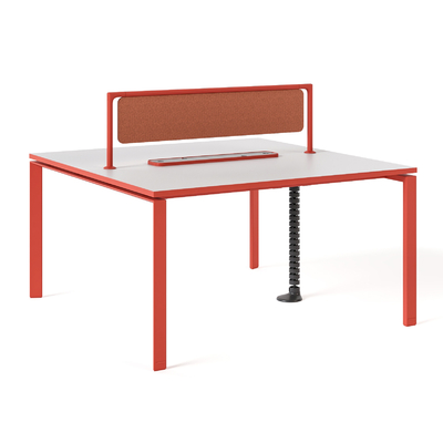 kopen FLEX 2-persoons dubbelzijdig werkstation Computerwerkstation Face To Face Voor team samenwerking Rood online manufacture