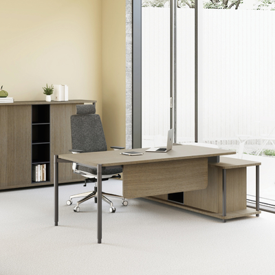 kopen FLEX Ergonomisch ontwerp Uitvoerend kantoor bureau Rechthoekige vorm met ruime opslagruimte online manufacture