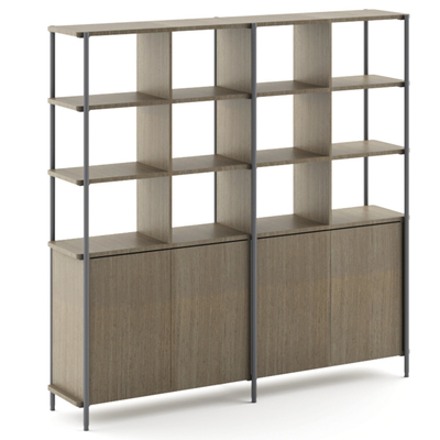 kopen FLEX Sleek Finish Partition Display Cabinet Optimaliseer de ruimte Office Room Dividers online manufacture