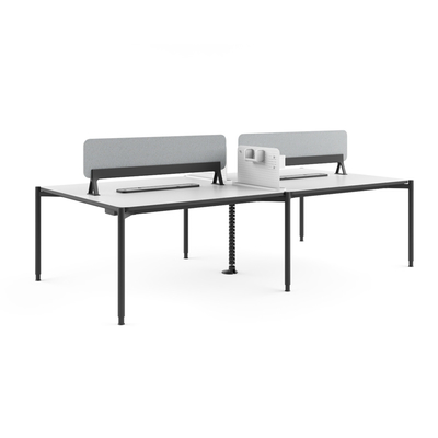 kopen FLEX 4 personen Desk Workstation Circulaire hoek Op maat gemaakte moderne werkplekken online manufacture
