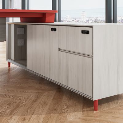kopen FLEX Manager's bureau kast Besparingskast Schuifkast vergrendelbaar eenvoudig ontwerp online manufacture