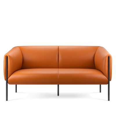 kopen Waterdichte stoffen kantoor wachtkamer sofa, 2 zitplaatsen sofa voor kantoorreceptie online manufacture