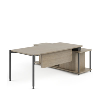 FLEX Sleek Design Moderne Executive Office Desk Afgeronde randen Voor managementruimten